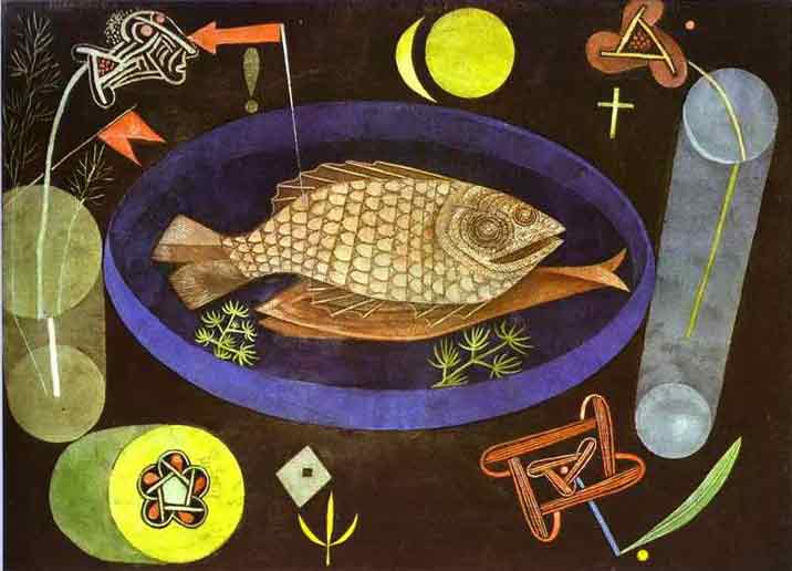 Around the Fish painting - Paul Klee Around the Fish art painting